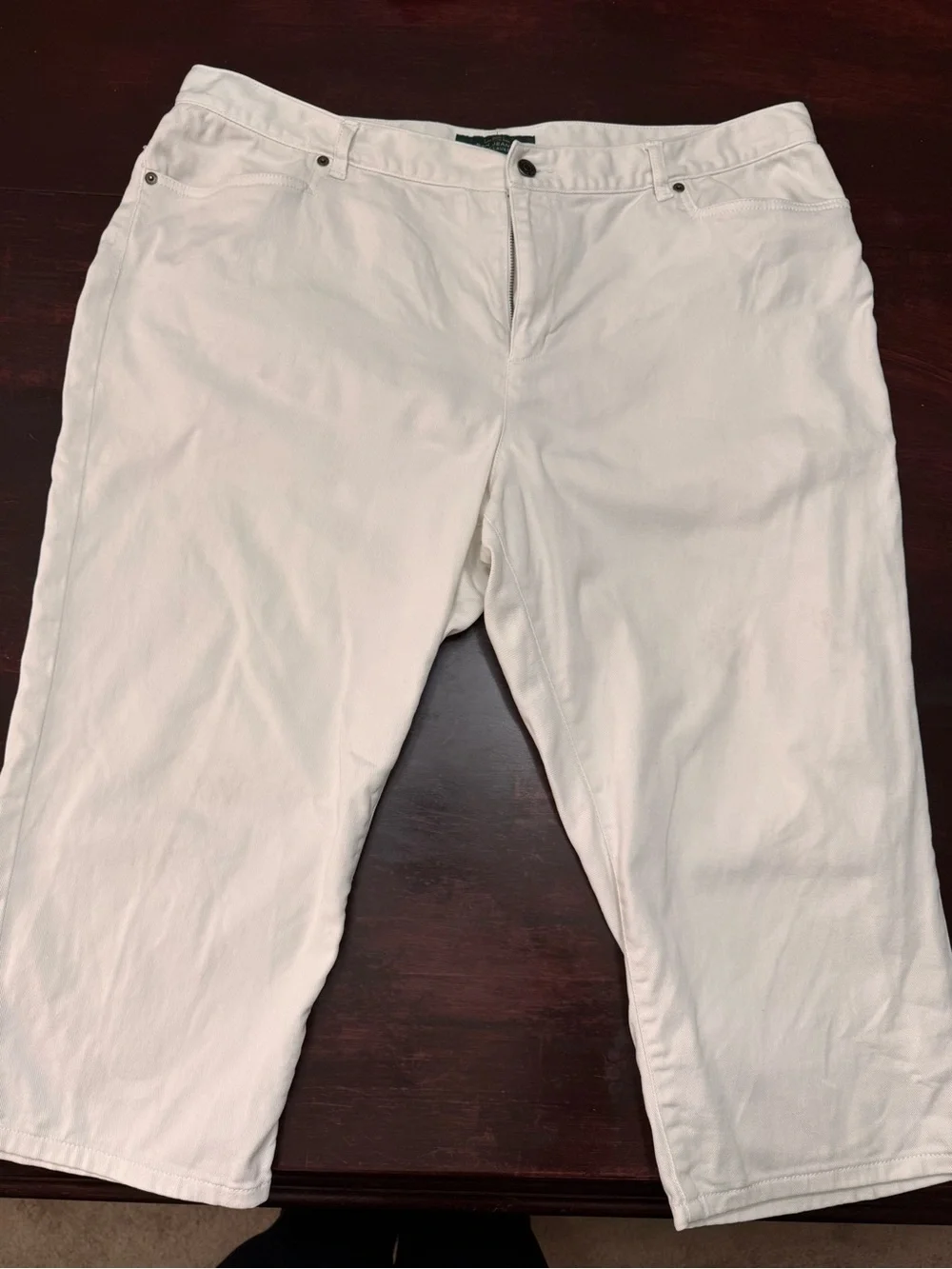 Ralph Lauren Lauren Jeans Co. White Casual Pants - Picture 2 of 6